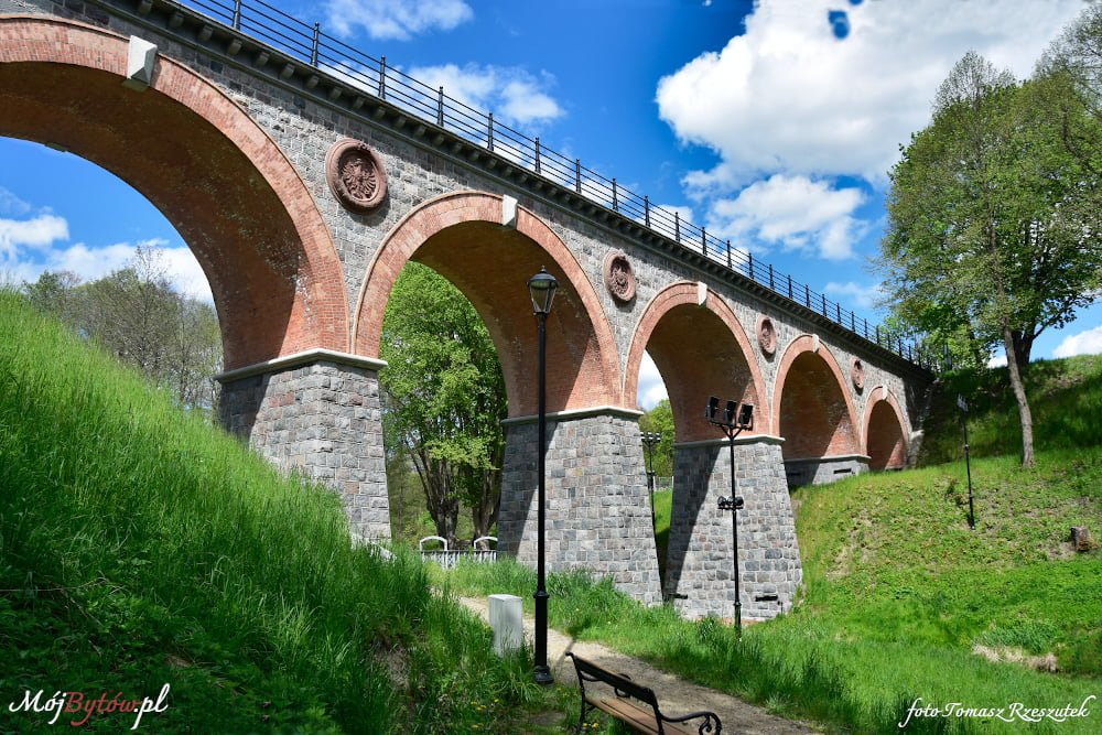 Bytów, zabytkowy most kolejowy