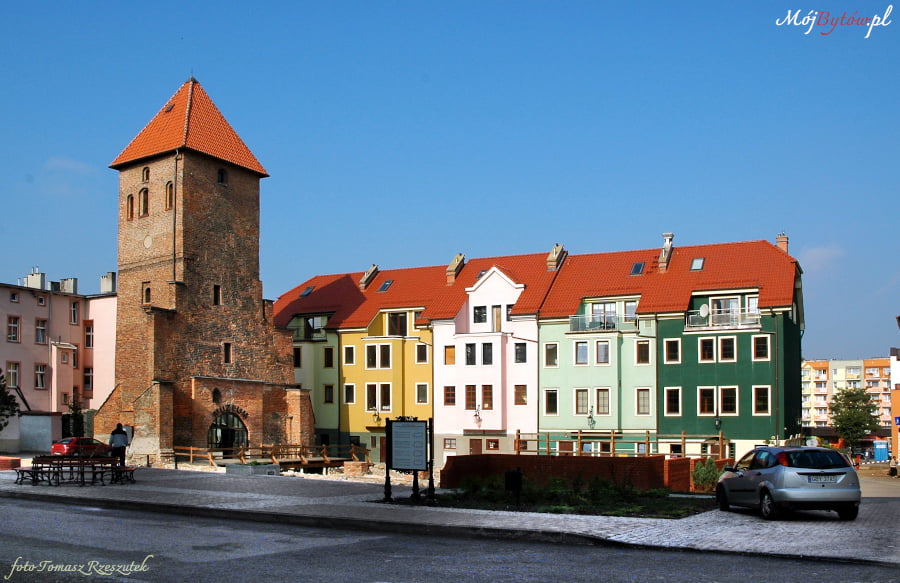 Bytów - wieża gotycka kościoła św. Katarzyny