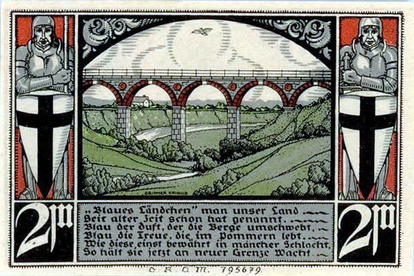 Bütow, kolejowy most nad Borują