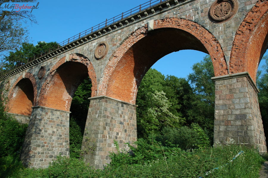 Bytów, zabytkowy most kolejowy